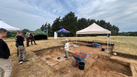 Tak wyglądają obecnie prace prowadzone w Pniu. / Fot. Izabela Langner