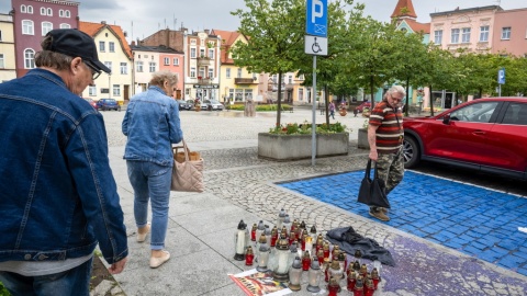 Miejsce bójki dwóch grup mężczyzn na terenie miejscowości Nowe w powiecie świeckim/fot. Tytus Żmijewski, PAP