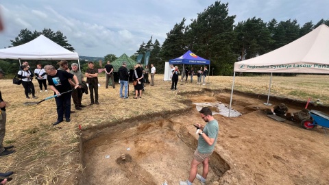 Stanowisko archeologiczne w Pniu/fot. Izabela Langner