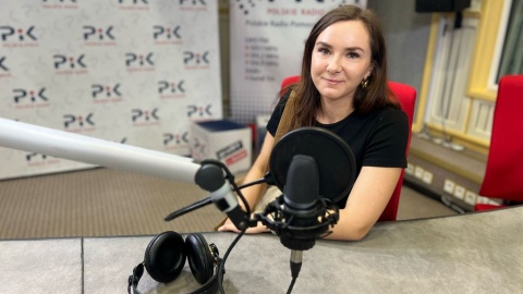 Pani Martyna Jopek odebrała hulajnogę elektryczną/fot. Izabela Langner