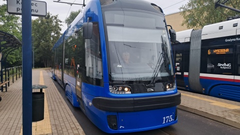 Tak wyglądała prezentacja specjalnego tramwaju UKW. / Fot. Damian Klich