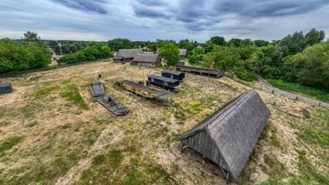 Tak prezentuje się skansen w Kaszczorku. / Fot. Muzeum Etnograficznego w Toruniu