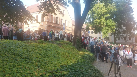 Pielgrzymka wyruszyła spod Katedry Bydgoskiej. / Fot. Sława Skibińska-Dmitruk