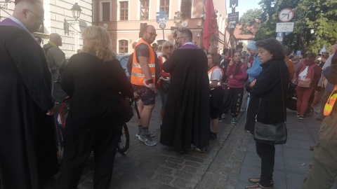Pielgrzymka wyruszyła spod Katedry Bydgoskiej. / Fot. Sława Skibińska-Dmitruk
