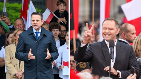 Rafał Trzaskowski i Karol Nawrocki w ostatnim dniu kampanii mobilizowali sympatyków do udziału w wyborach