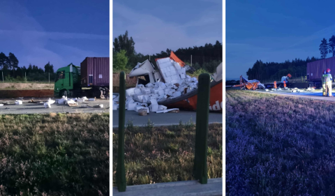 Wypadek ciężarówek na S5 pod Bydgoszczą. Koniec utrudnień [aktualizacja]