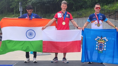 Strażak z regionu z medalami na Światowych Igrzyskach Strażaków i Policjantów